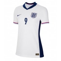 Camisa de Futebol Inglaterra Harry Kane #9 Equipamento Principal Mulheres Europeu 2024 Manga Curta